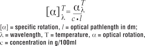 polarimeter calculation formula|polarimeter formula.